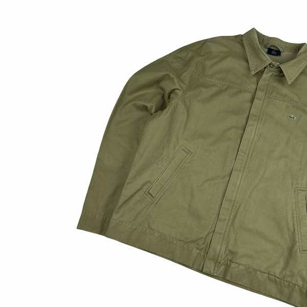 Lacoste Emblem Cotton Zipped Overshirt - XL