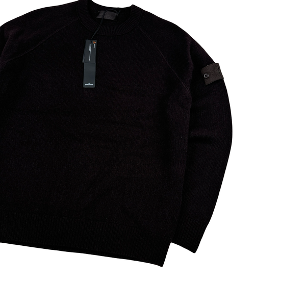 Stone Island 2025 Ghost Brown Cashmere Crewneck Knit Jumper - Large