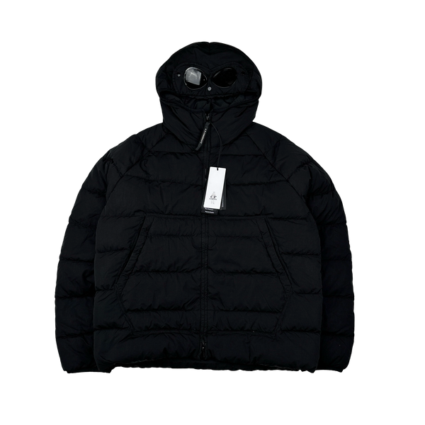 CP Company Black ECO CHROME-R Down Filled Puffer Jacket - Large