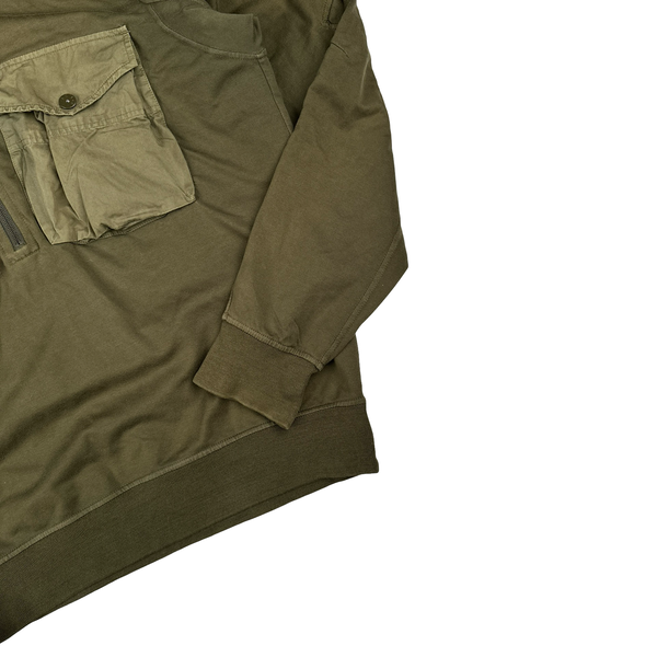Stone Island 2020 Khaki Ghost Smock Pullover Jumper - Medium