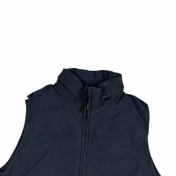 Stone Island 2012 30th Anniversary Blue Reps Nylon Down Puffer Gilet - Small
