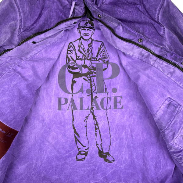 CP Company x Palace Purple Nylon La Mille Goggle Jacket - Small