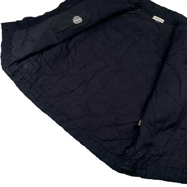 Stone Island 2001 Navy Monofilament Mesh Jacket - Large