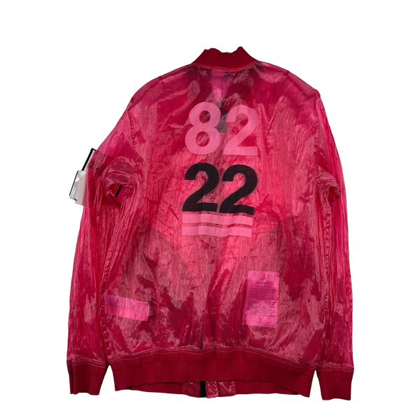Stone Island 2022 40th Anniversary Pink Piattina 82/22 Jacket - XL