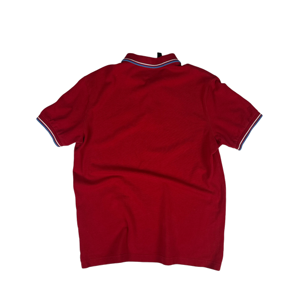 Prada Red Cotton Polo Shirt -XL