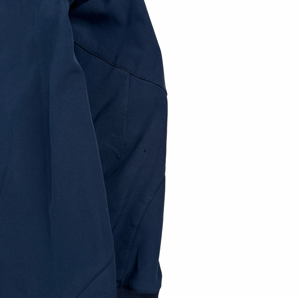 CP Company Navy Soft Shell Goggle Asymmetric Zip Jacket - Medium