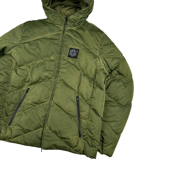Plurimus Green Quilted Down Jacket - XL