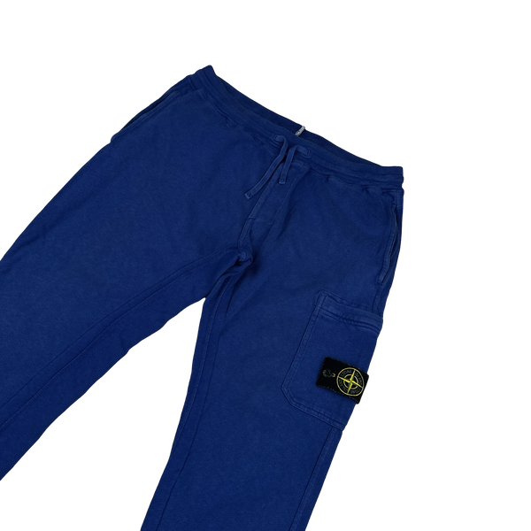 Stone Island 2015 Blue Cotton Joggers - Medium
