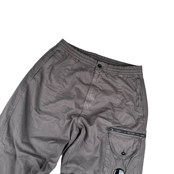 CP Company Lavender Relaxed Fit Open Hem Lens View Cargo Trousers - Medium