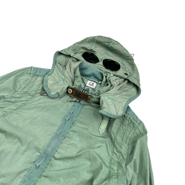 CP Company Mint Chrome Goggle Jacket - Medium