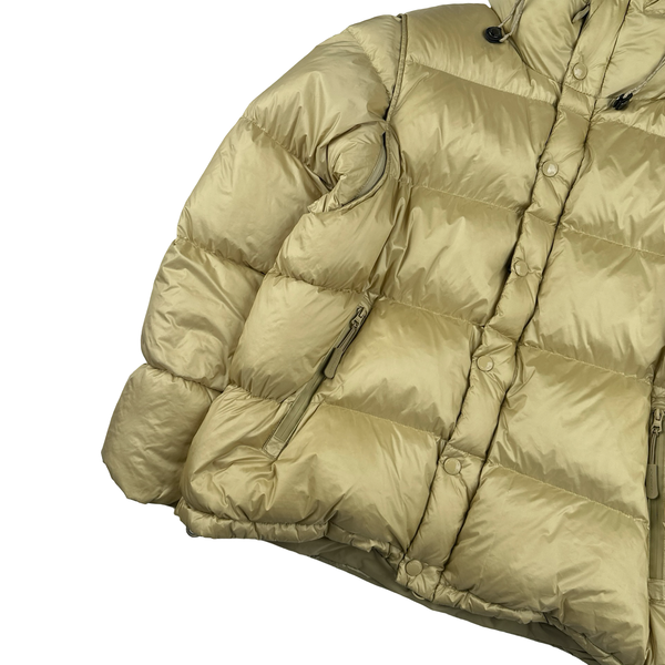 Burberry Honey Down Filled Spellout 2 In 1 Puffer Jacket - XXL