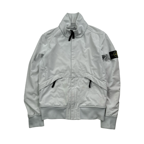 Stone Island 2019 Ice Blue Light Soft Shell R Jacket - Small