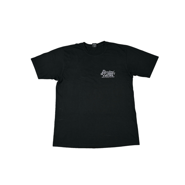 Stussy Black Cotton Graphic T Shirt - Medium – Mat's Island