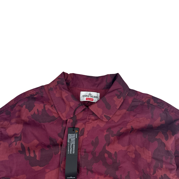 Supreme X Stone Island Reactive Ice Camo Ripstop Jacket - Large