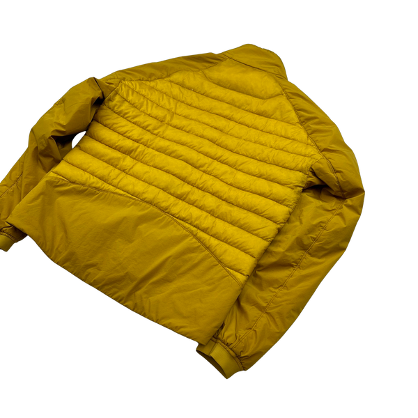 CP Company Yellow Down Filled Hybrid Puffer Jacket - Large