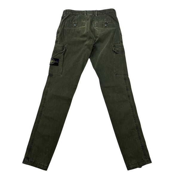 Stone Island Khaki Cargo Trousers - 29"