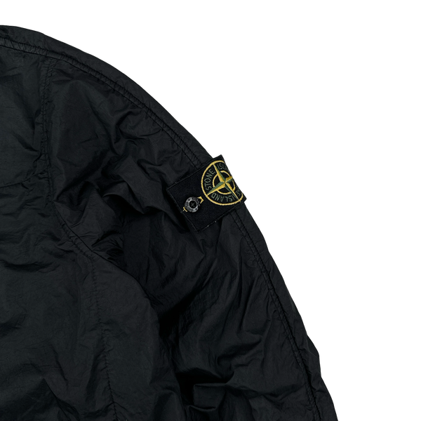 Stone Island Black 2009 Nylon Cotton Lined Overshirt - Medium