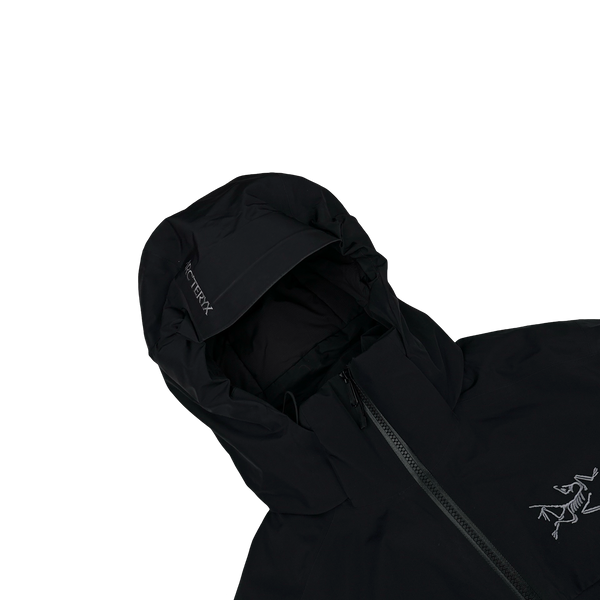 Arcteryx Black Macai Down Filled Gore-Tex Drop Hood Jacket - Medium