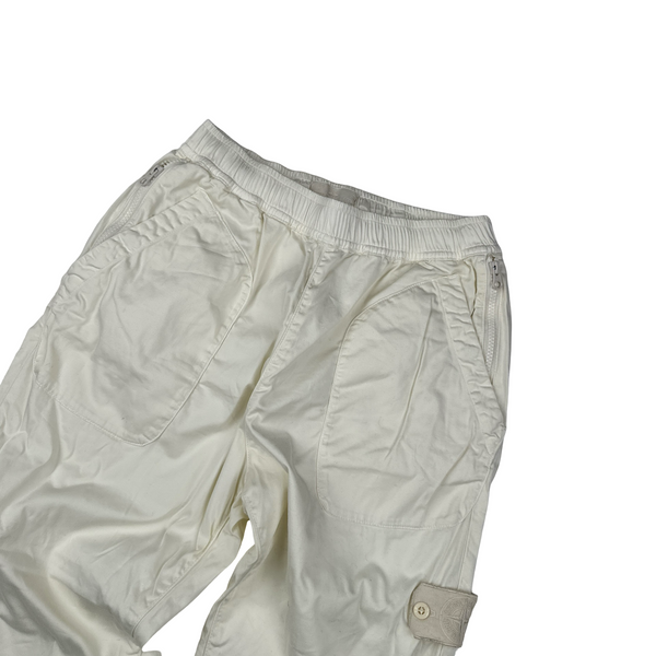 Stone Island 2022 Beige Ghost Cargo RE T Trousers - Small