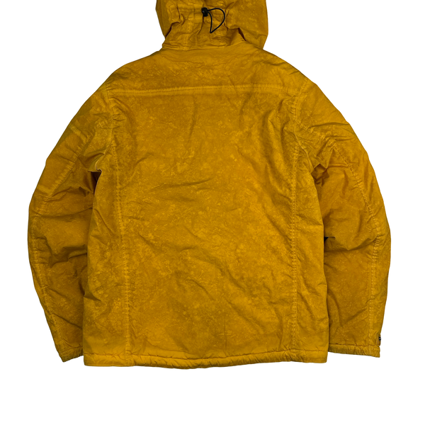 CP Company Orange Nycra Re-Colour Goggle Hooded Jacket - Large