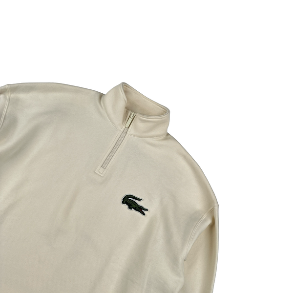 Lacoste Emblem Quarter Zip Jumper - Medium