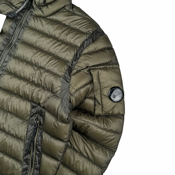 CP Company Khaki DD Shell Puffer Jacket - Medium