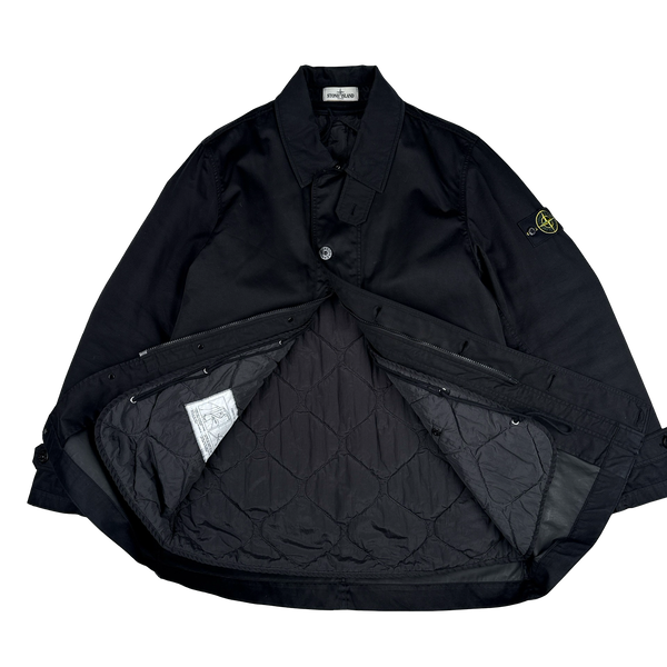 Stone Island 2013 Black Dutch Rope Liner Jacket - Large