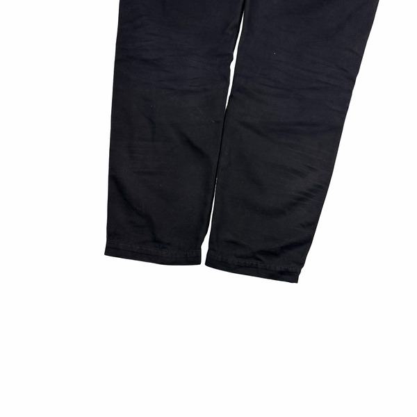Stone Island 2019 Black Cotton Canvas Patch Trousers - 36"