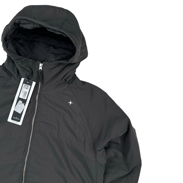 Stone Island 2024 Navy Comfort Wool SI Stellina Jacket - Large