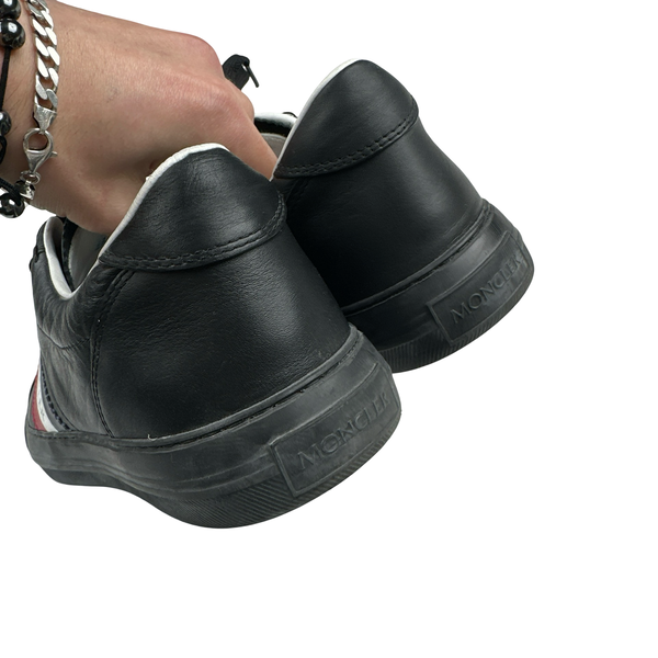Moncler Striped Leather Low top Sneaker Trainers - UK 9