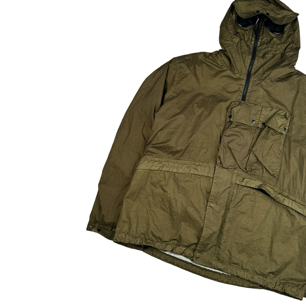 CP Company x Adidas Khaki Explorer Chrome Goggle Jacket - Large