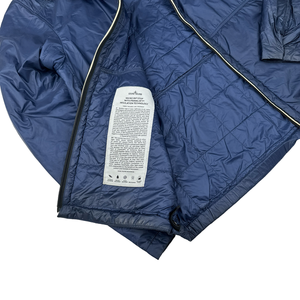 Stone Island Blue Micro Rip Stop Primaloft Insulated Jacket - Large