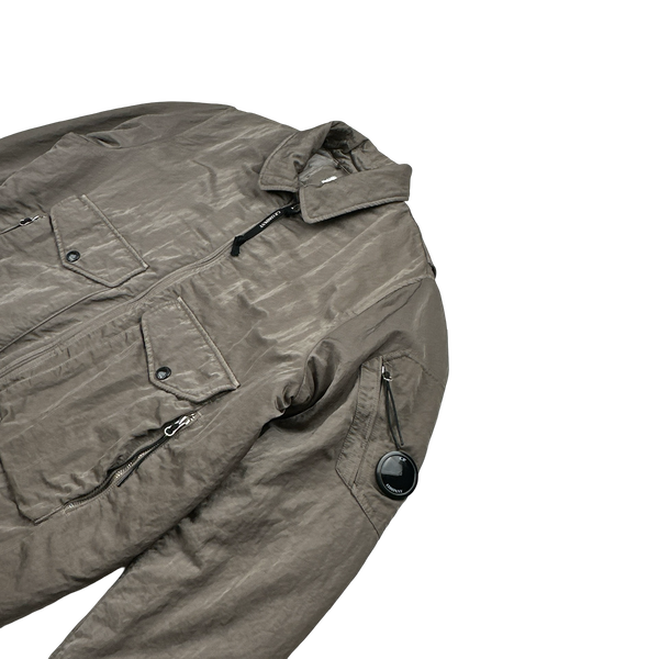 CP Company Nylon B Sateen Collared Bomber Jacket - Large