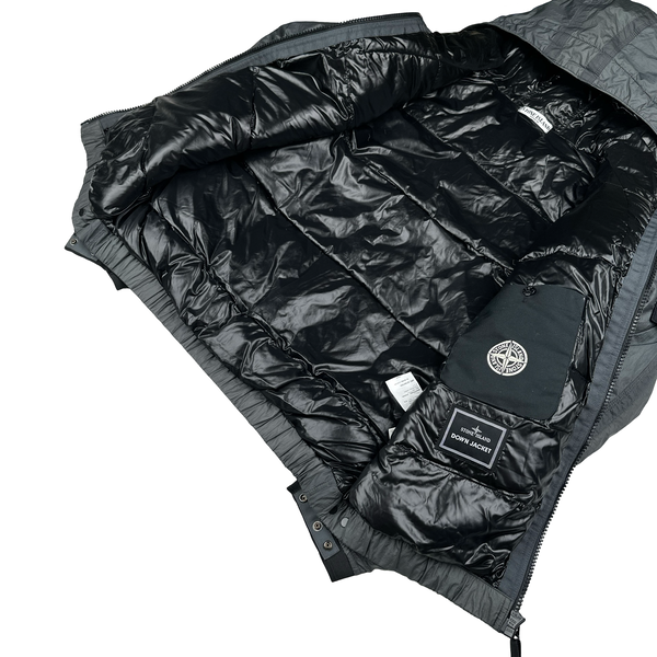 Stone Island 2010 Grey Down Filled Hyper Light Puffer Jacket - XL