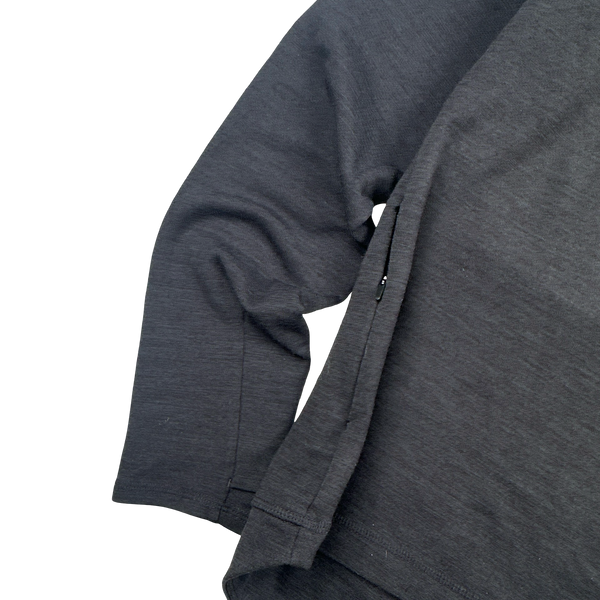 Vollebak Lightweight Hooded Mid Layer Ninja Fleece - Medium