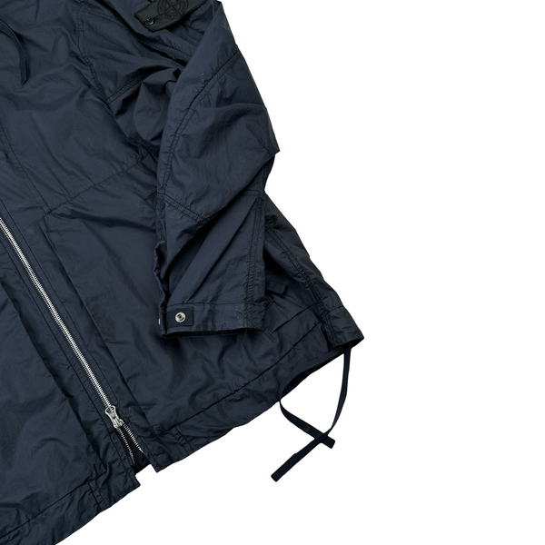 Stone Island 2022 Navy Shadow Project HD Pelleovo Cotton TC Navy Glass Jacket - Large