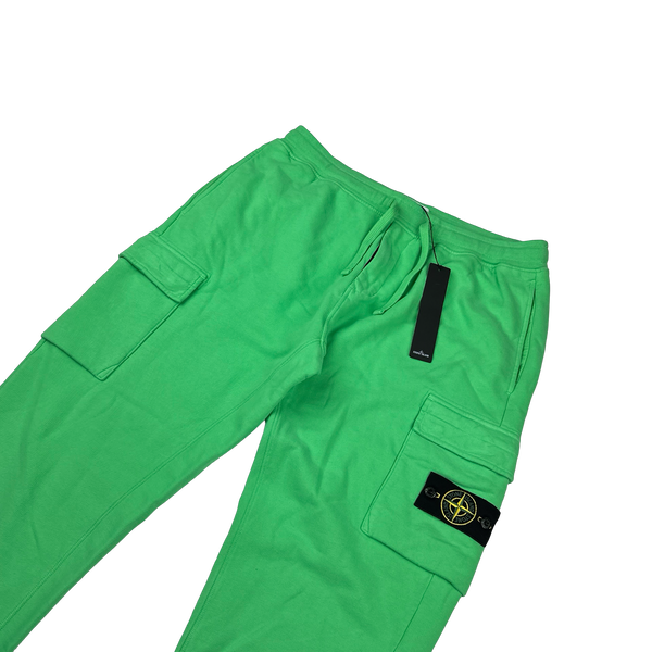 Stone Island 2022 Green Cotton Cargo Joggers - XL