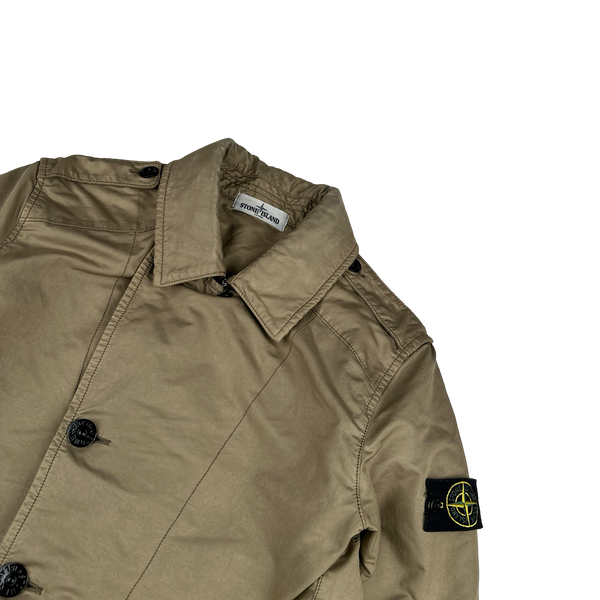 Stone Island 2013 Camel Quilted David TC Field Jacket - Medium