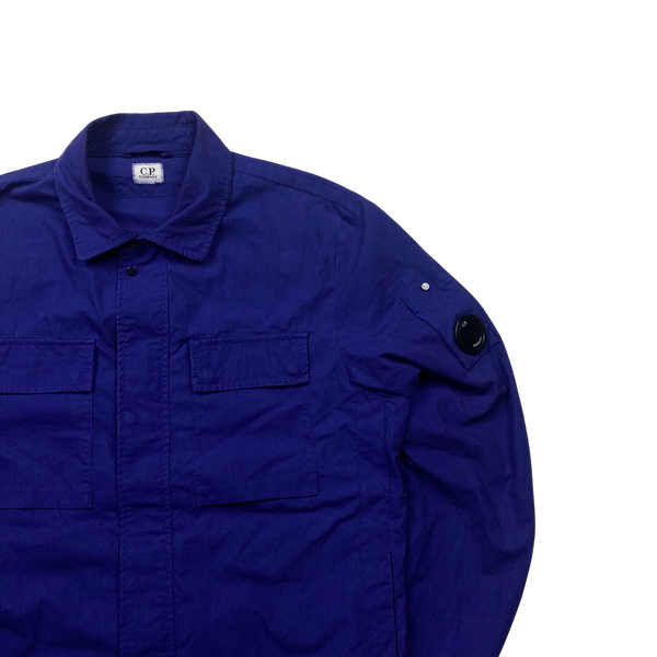 CP Company Blue Cotton Overshirt - XL