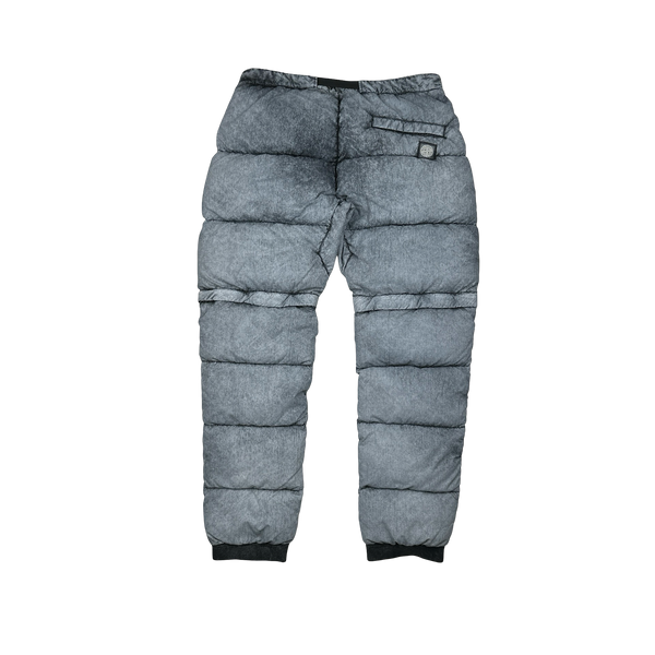 Stone Island 2017 Grey Tela Nylon Down Dust Colour 2 in 1 Trousers - Large