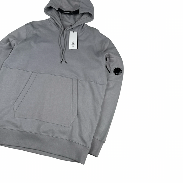 CP Company Stone Grey Lens Viewer Hoodie - XXL