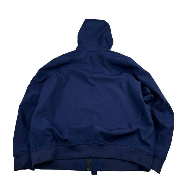 Stone Island 2018 Navy Blue Soft Shell R Jacket - 3XL