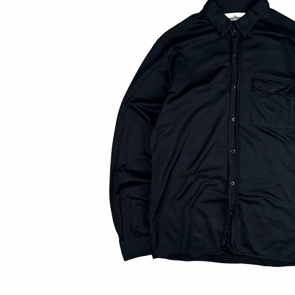 Stone Island 2016 Black Buttoned Pocket Overshirt - XL