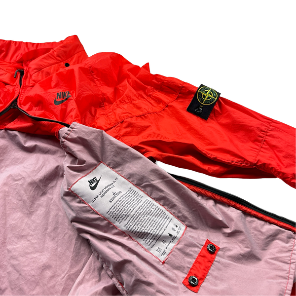 Stone Island x Nike Red Hyperlight Membrana Windrunner Jacket - XXL