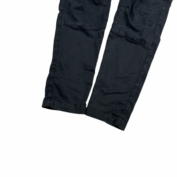 CP Company Black Ergonomic Fit Cargo Trousers - XXL
