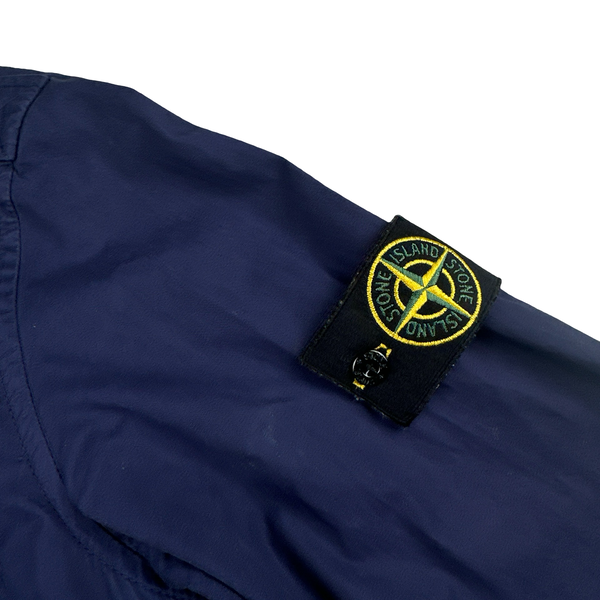 Stone Island 2014 Blue Indigo Cotton Overshirt - Medium