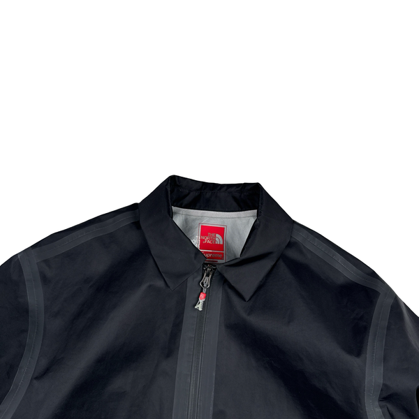 Supreme X North Face Black Spellout Summit Series Waterproof Jacket - Small