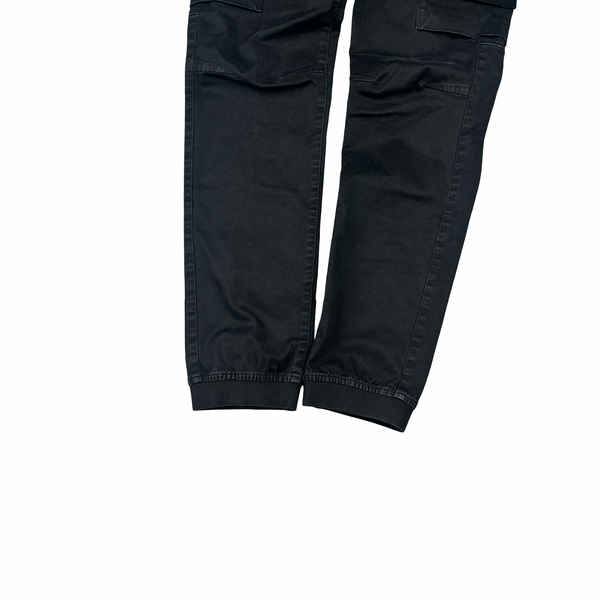 Stone Island 2022 Black RE T Cargo Trousers - 28"