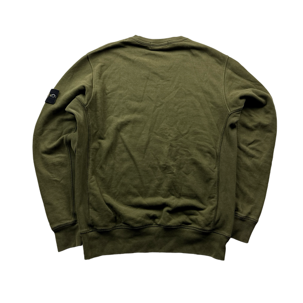 Stone island khaki sweatshirt store