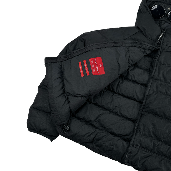 CP Company Black ECO CHROME-R Down Filled Puffer Jacket - Small